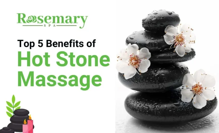 Top 5 benefits of hot stone massage text and stone used during massage